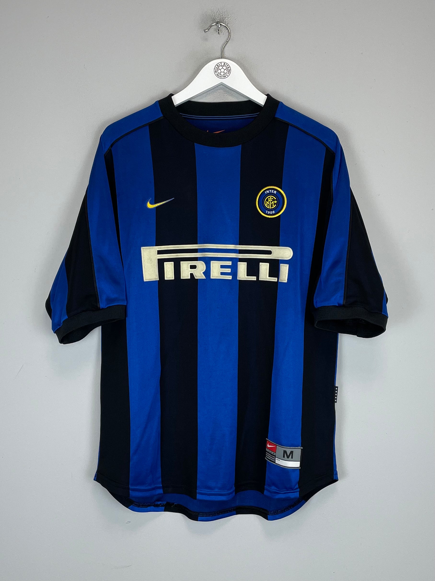 Shop 1999/00 INTER MILAN RONALDO #9 HOME SHIRT (M) NIKE, classic football shirts, vintage football shirts & retro soccer jerseys at Cult Kits