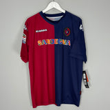 Shop 2011/12 CAGLIARI NAINGGOLAN #4 *BNWT* HOME SHIRT (XL) KAPPA, classic football shirts, vintage football shirts & retro soccer jerseys at Cult Kits