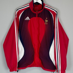 Shop 2006 FRANCE TRACK JACKET (M) ADIDAS, classic football shirts, vintage football shirts & retro soccer jerseys at Cult Kits