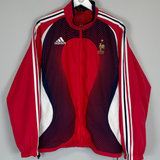 Shop 2006 FRANCE TRACK JACKET (M) ADIDAS, classic football shirts, vintage football shirts & retro soccer jerseys at Cult Kits