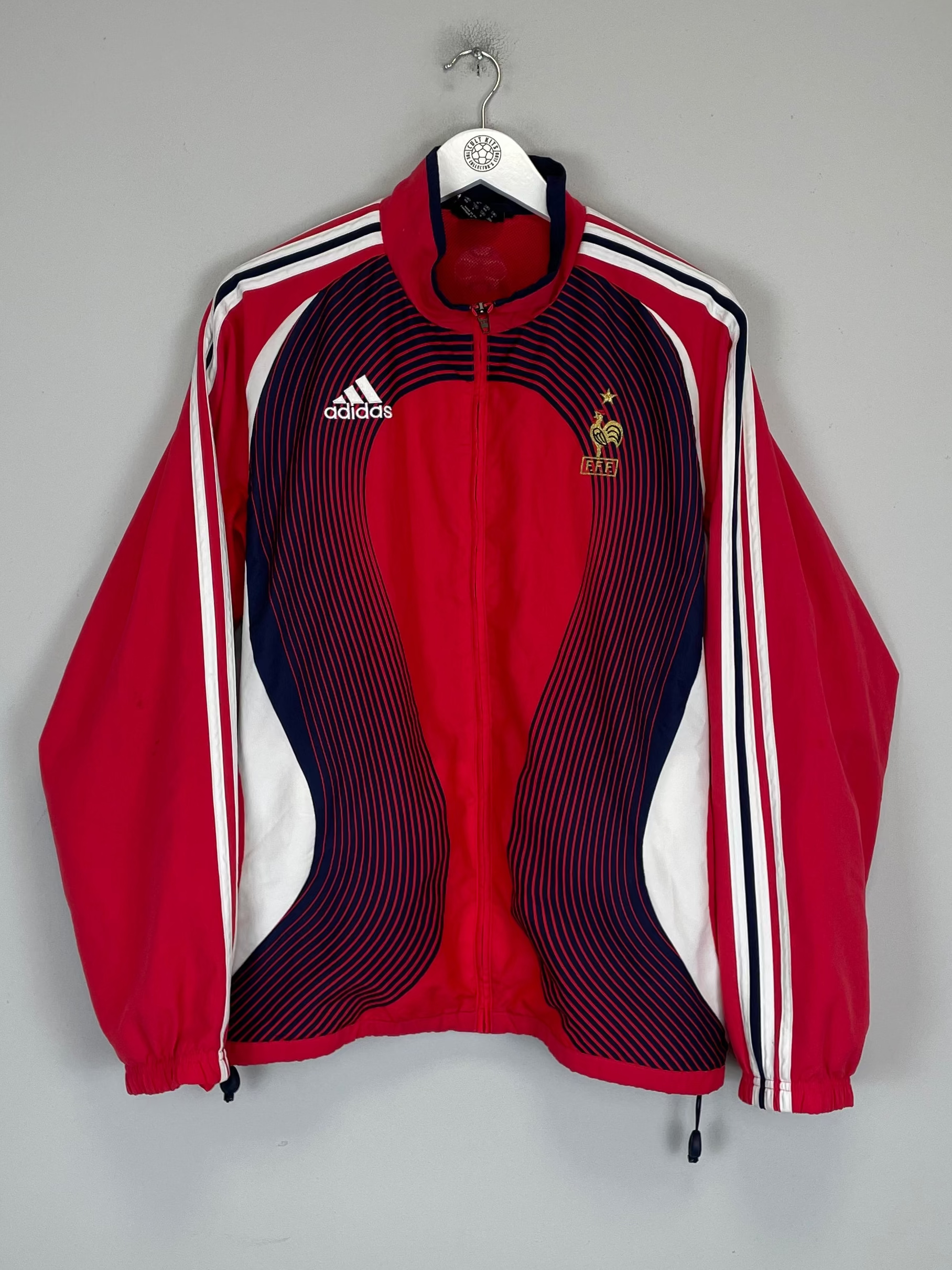 Shop 2006 FRANCE TRACK JACKET (M) ADIDAS, classic football shirts, vintage football shirts & retro soccer jerseys at Cult Kits