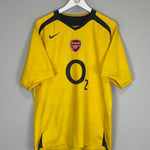 Shop 2005/06 ARSENAL HENRY #14 AWAY SHIRT (L) NIKE, classic football shirts, vintage football shirts & retro soccer jerseys at Cult Kits