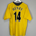 Shop 2005/06 ARSENAL HENRY #14 AWAY SHIRT (L) NIKE, classic football shirts, vintage football shirts & retro soccer jerseys at Cult Kits
