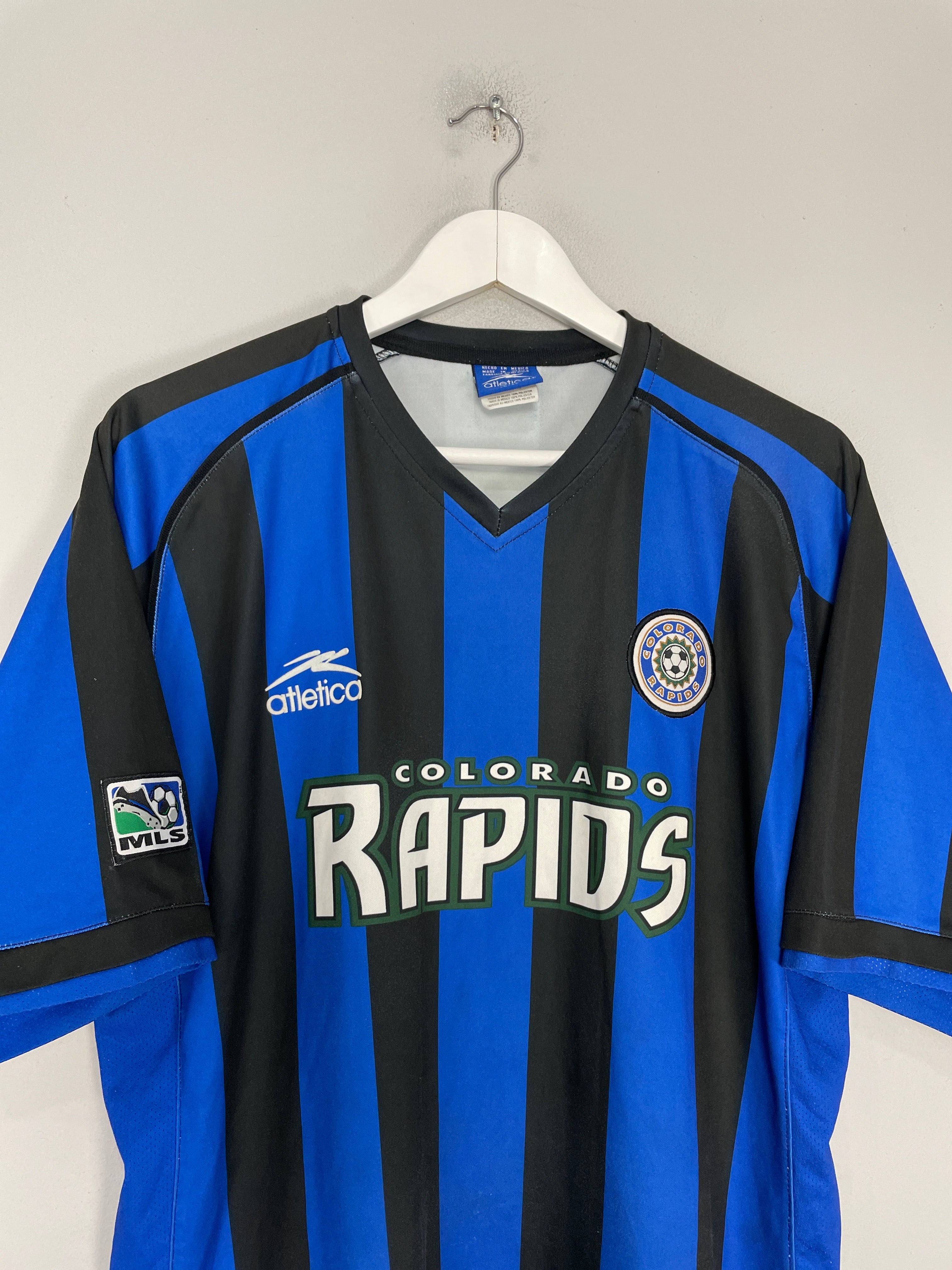 Shop 2003/04 COLORADO RAPIDS HOME SHIRT (XL) ATLETICA, classic football shirts, vintage football shirts & retro soccer jerseys at Cult Kits