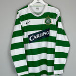 Shop 2007/08 CELTIC NAKAMURA #25 L/S HOME SHIRT (XL) NIKE, classic football shirts, vintage football shirts & retro soccer jerseys at Cult Kits