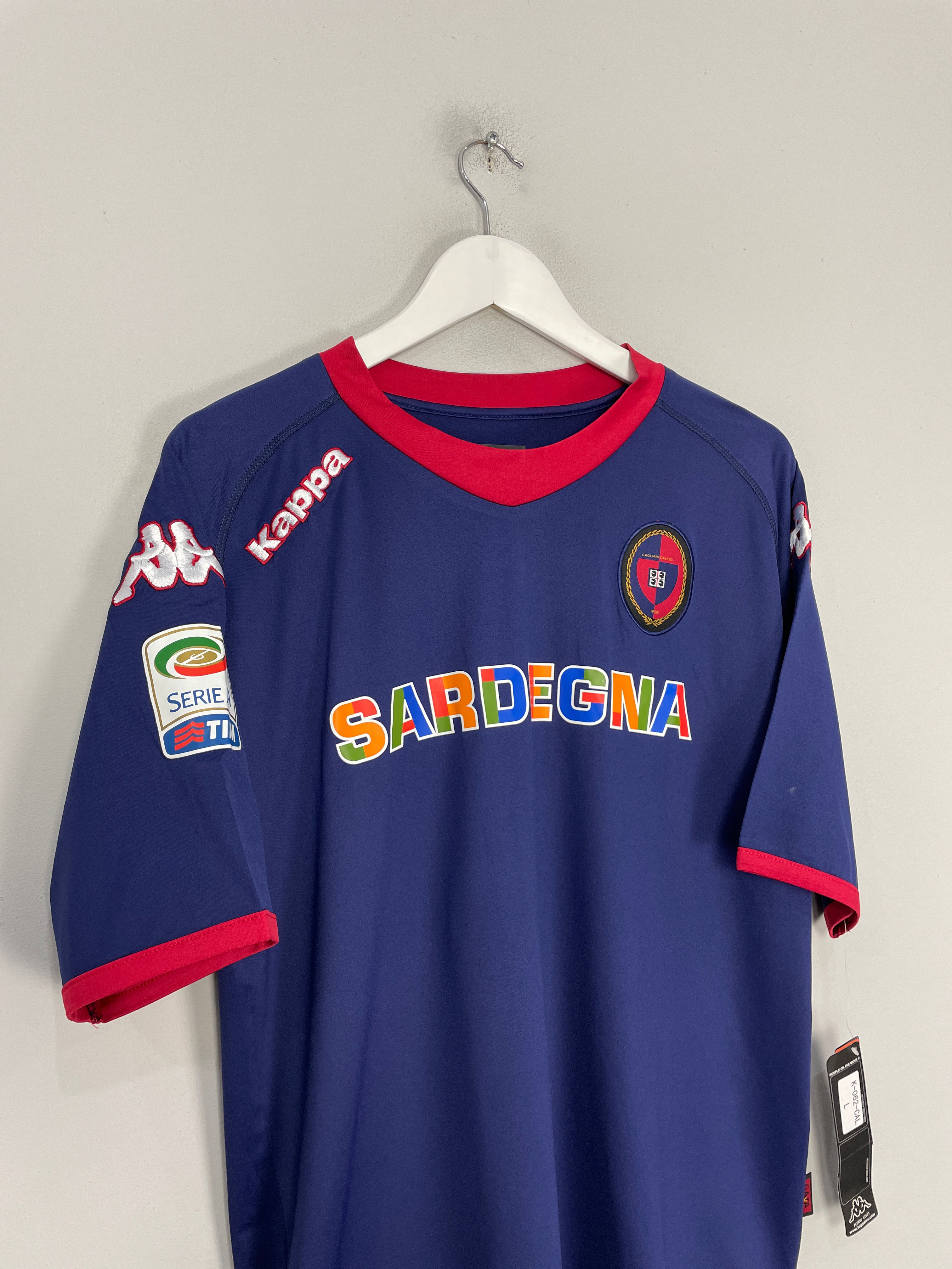 Shop 2011/12 CAGLIARI NAINGGOLAN #4 *BNWT* FOURTH SHIRT (MULTIPLE SIZES) KAPPA, classic football shirts, vintage football shirts & retro soccer jerseys at Cult Kits