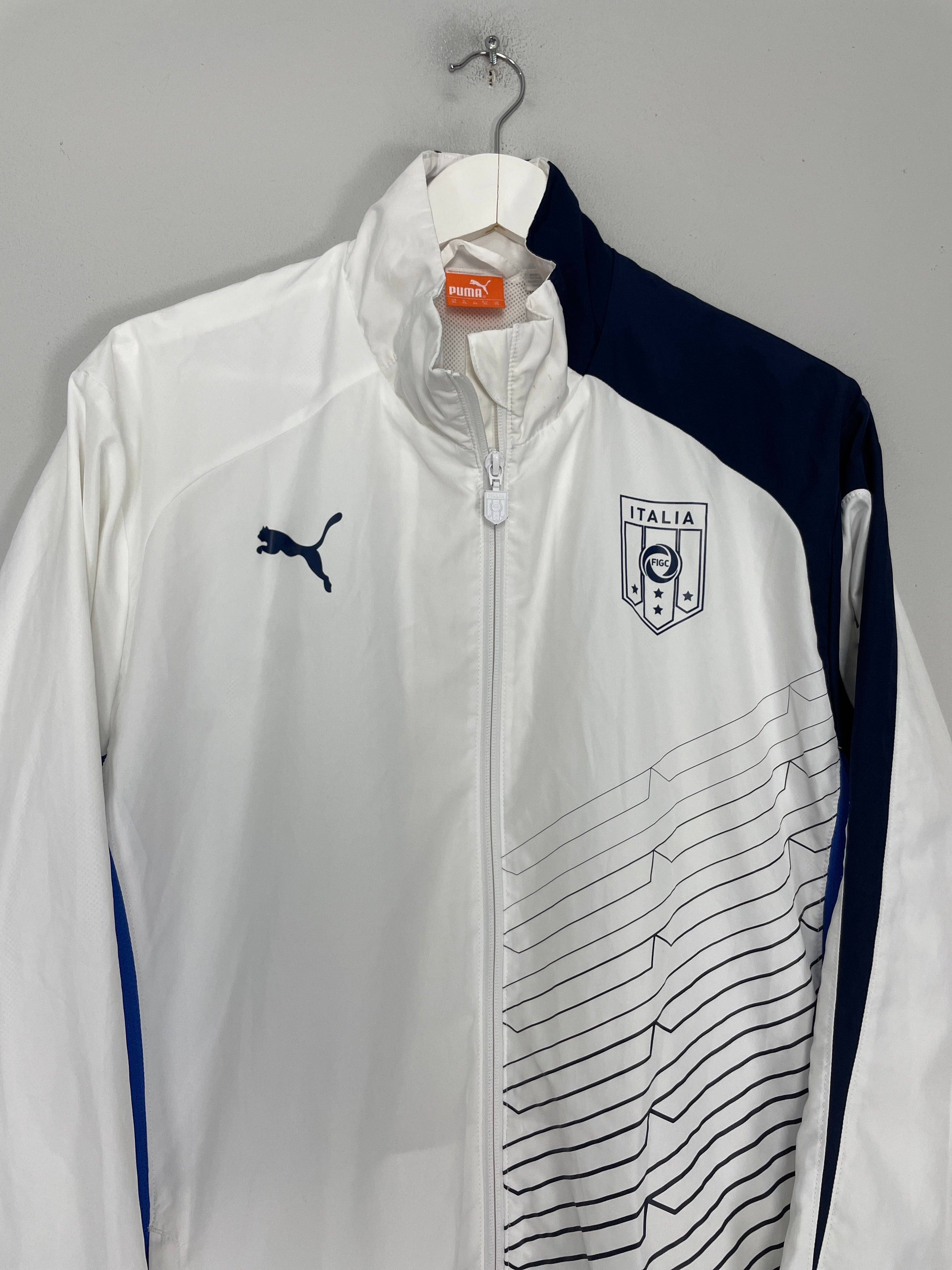 Shop 2013/14 ITALY TRACK JACKET (XL) PUMA, classic football shirts, vintage football shirts & retro soccer jerseys at Cult Kits