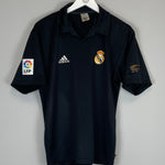 Shop 2002/03 REAL MADRID ZIDANE #5 *CENTENARY* AWAY SHIRT (M) ADIDAS, classic football shirts, vintage football shirts & retro soccer jerseys at Cult Kits