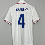 Shop 2014/15 USA BRADLEY #4 HOME SHIRT (M) NIKE, classic football shirts, vintage football shirts & retro soccer jerseys at Cult Kits