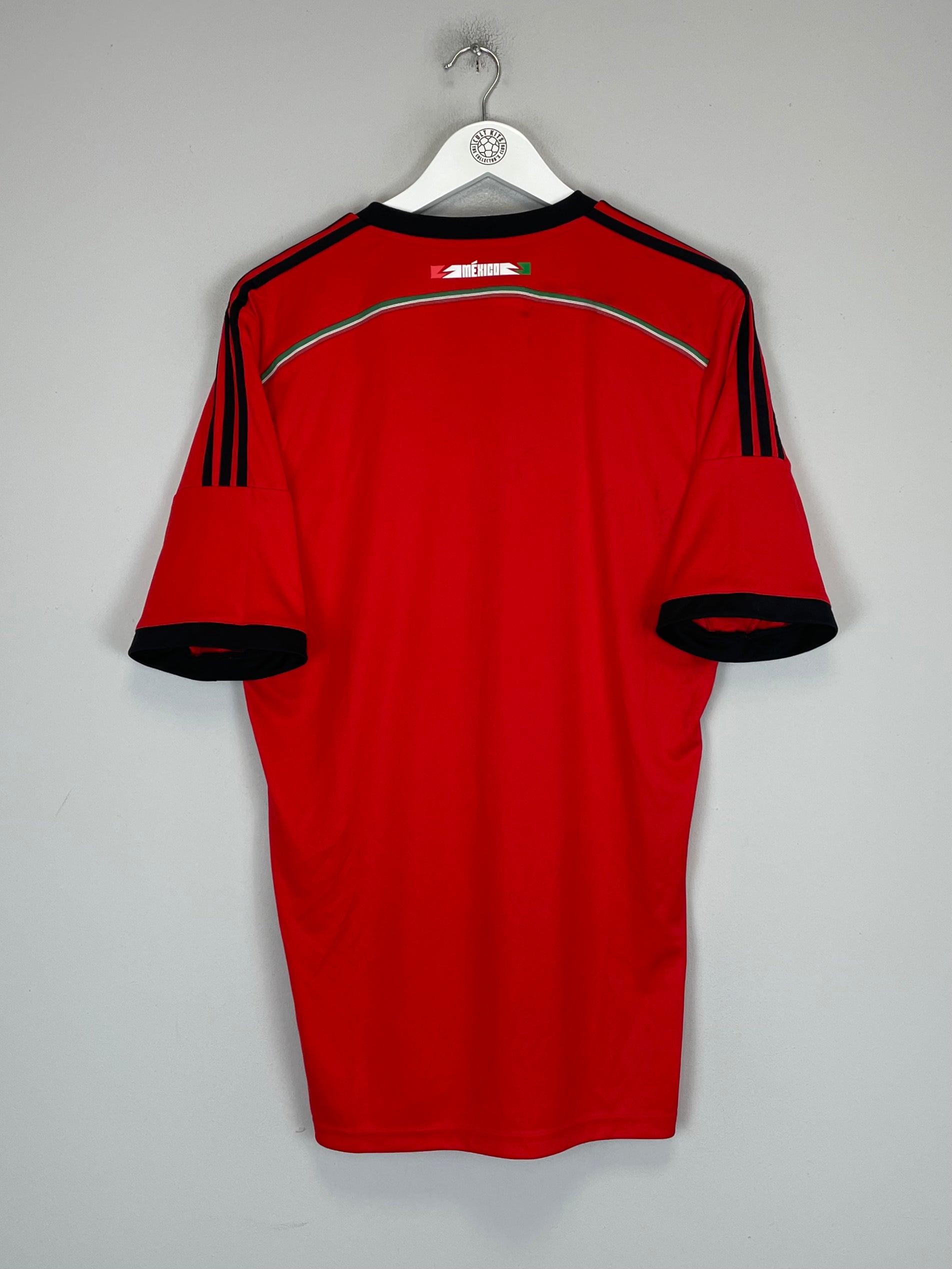 Shop 2014/15 MEXICO AWAY SHIRT (L) ADIDAS, classic football shirts, vintage football shirts & retro soccer jerseys at Cult Kits