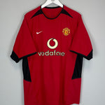 Shop 2002/04 MANCHESTER UNITED RONALDO #7 HOME SHIRT (L) NIKE, classic football shirts, vintage football shirts & retro soccer jerseys at Cult Kits