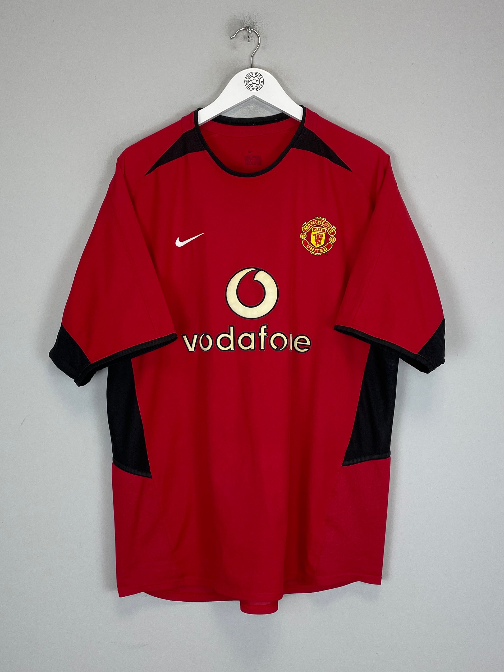 Shop 2002/04 MANCHESTER UNITED RONALDO #7 HOME SHIRT (L) NIKE, classic football shirts, vintage football shirts & retro soccer jerseys at Cult Kits