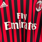 Shop 2011/12 AC MILAN IBRAHIMOVIC #11 L/S HOME SHIRT (L) ADIDAS, classic football shirts, vintage football shirts & retro soccer jerseys at Cult Kits