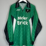 Shop 1996/97 PREUSSEN MUNSTER L/S HOME SHIRT (XL) ASICS, classic football shirts, vintage football shirts & retro soccer jerseys at Cult Kits