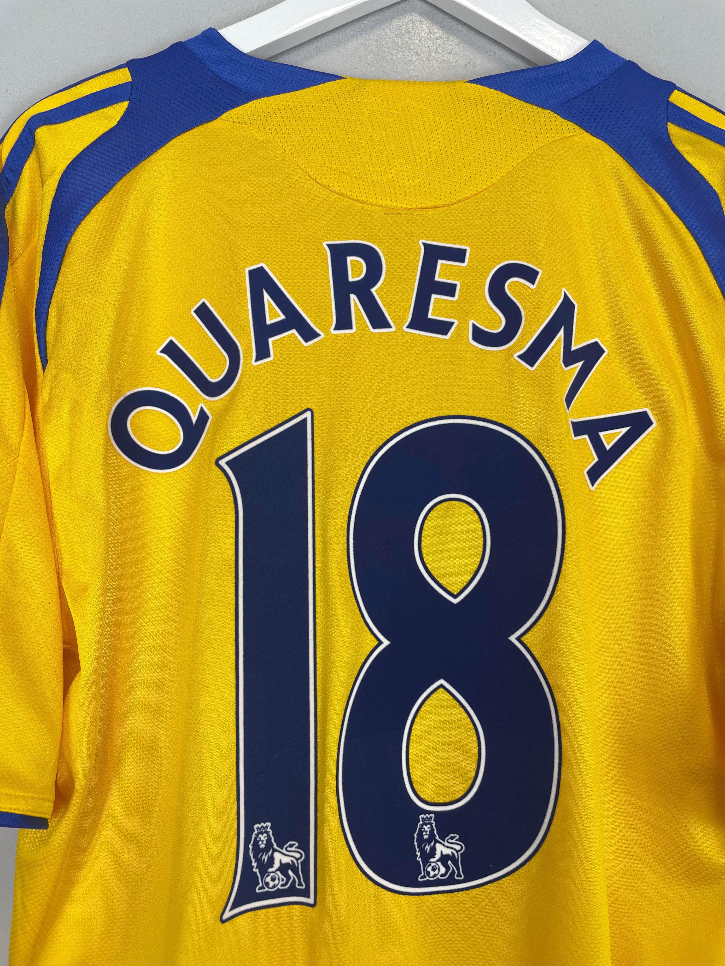Shop 2008/09 CHELSEA QUARESMA #18 THIRD SHIRT (XL) ADIDAS, classic football shirts, vintage football shirts & retro soccer jerseys at Cult Kits