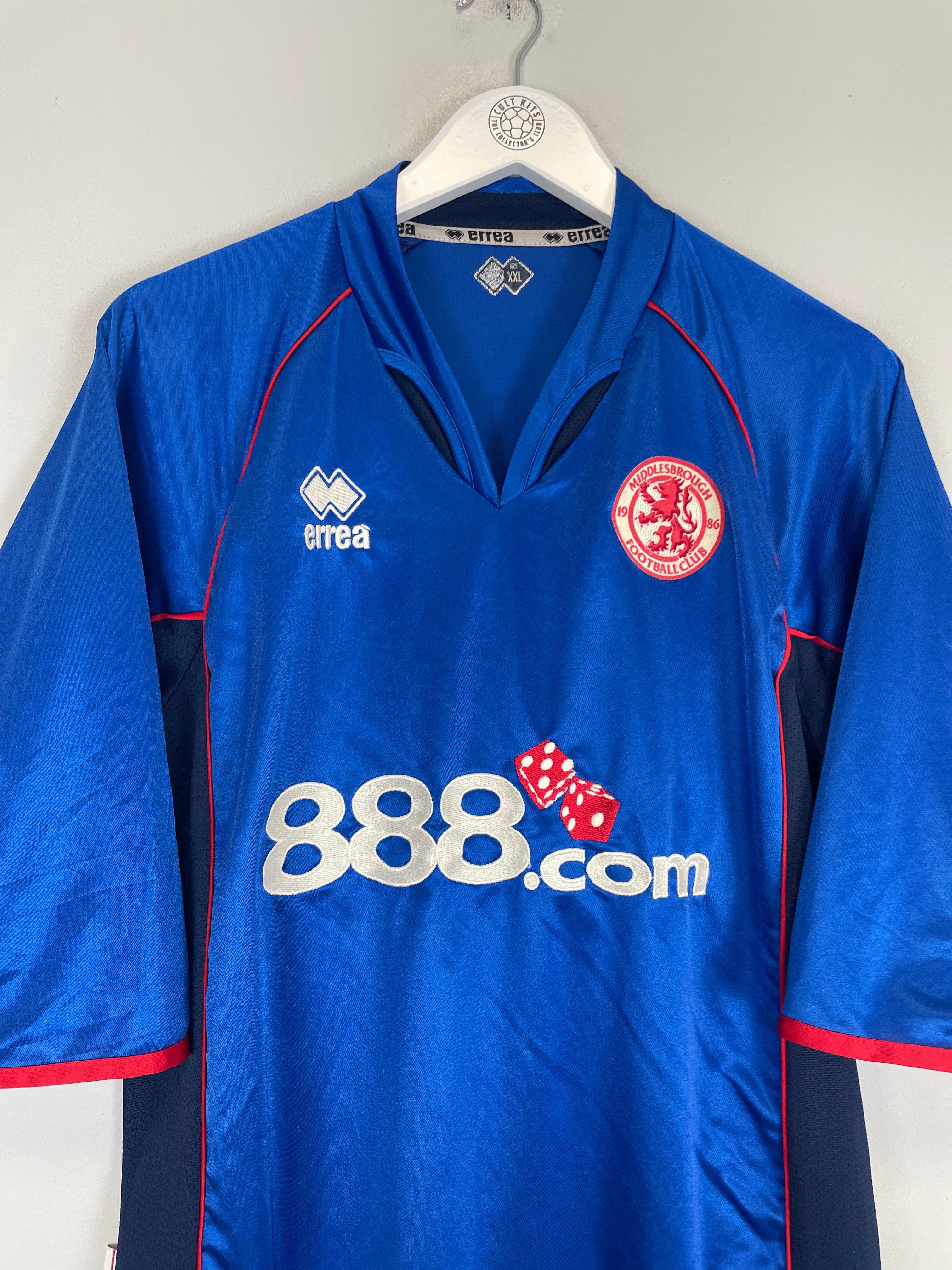 Shop 2005/06 MIDDLESBROUGH HASSELBAINK #9 AWAY SHIRT (XXL) ERREA, classic football shirts, vintage football shirts & retro soccer jerseys at Cult Kits