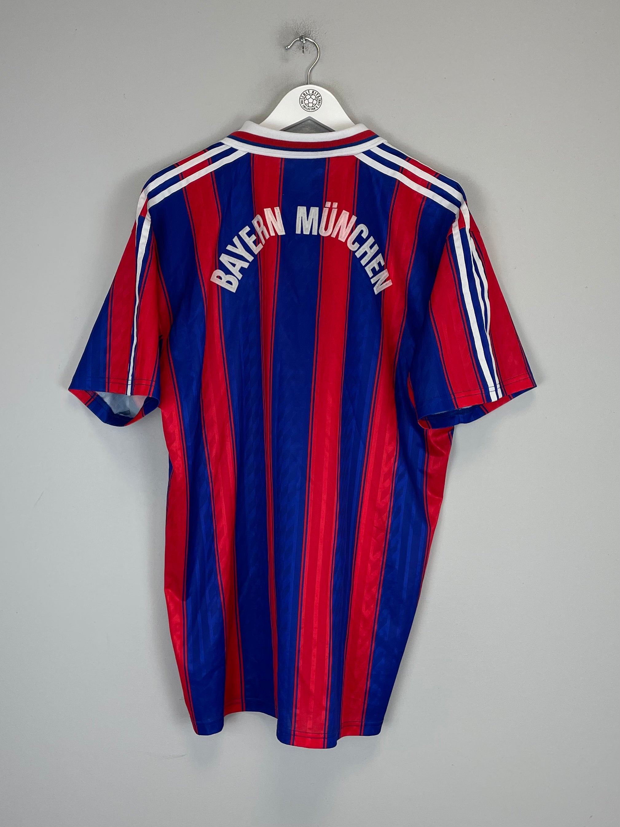Shop 1995/96 BAYERN MUNICH HOME SHIRT (XL) ADIDAS, classic football shirts, vintage football shirts & retro soccer jerseys at Cult Kits