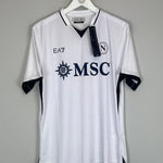 Shop 2024/25 Napoli *BNWT* Stadium Away Shirt (Multiple Sizes) EA7, classic football shirts, vintage football shirts & retro soccer jerseys at Cult Kits