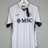 Shop 2024/25 Napoli *BNWT* Stadium Away Shirt (Multiple Sizes) EA7, classic football shirts, vintage football shirts & retro soccer jerseys at Cult Kits
