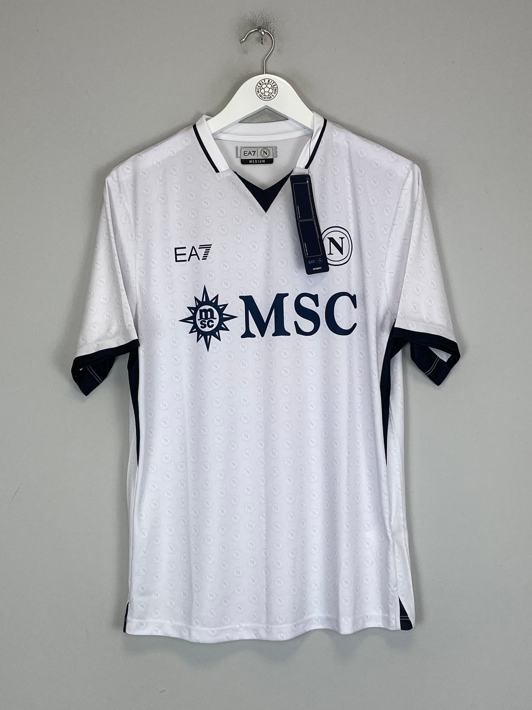 Shop 2024/25 Napoli *BNWT* Stadium Away Shirt (Multiple Sizes) EA7, classic football shirts, vintage football shirts & retro soccer jerseys at Cult Kits