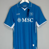 Shop 2024/25 Napoli *BNWT* Authentic Home Shirt (Multiple Sizes) EA7, classic football shirts, vintage football shirts & retro soccer jerseys at Cult Kits