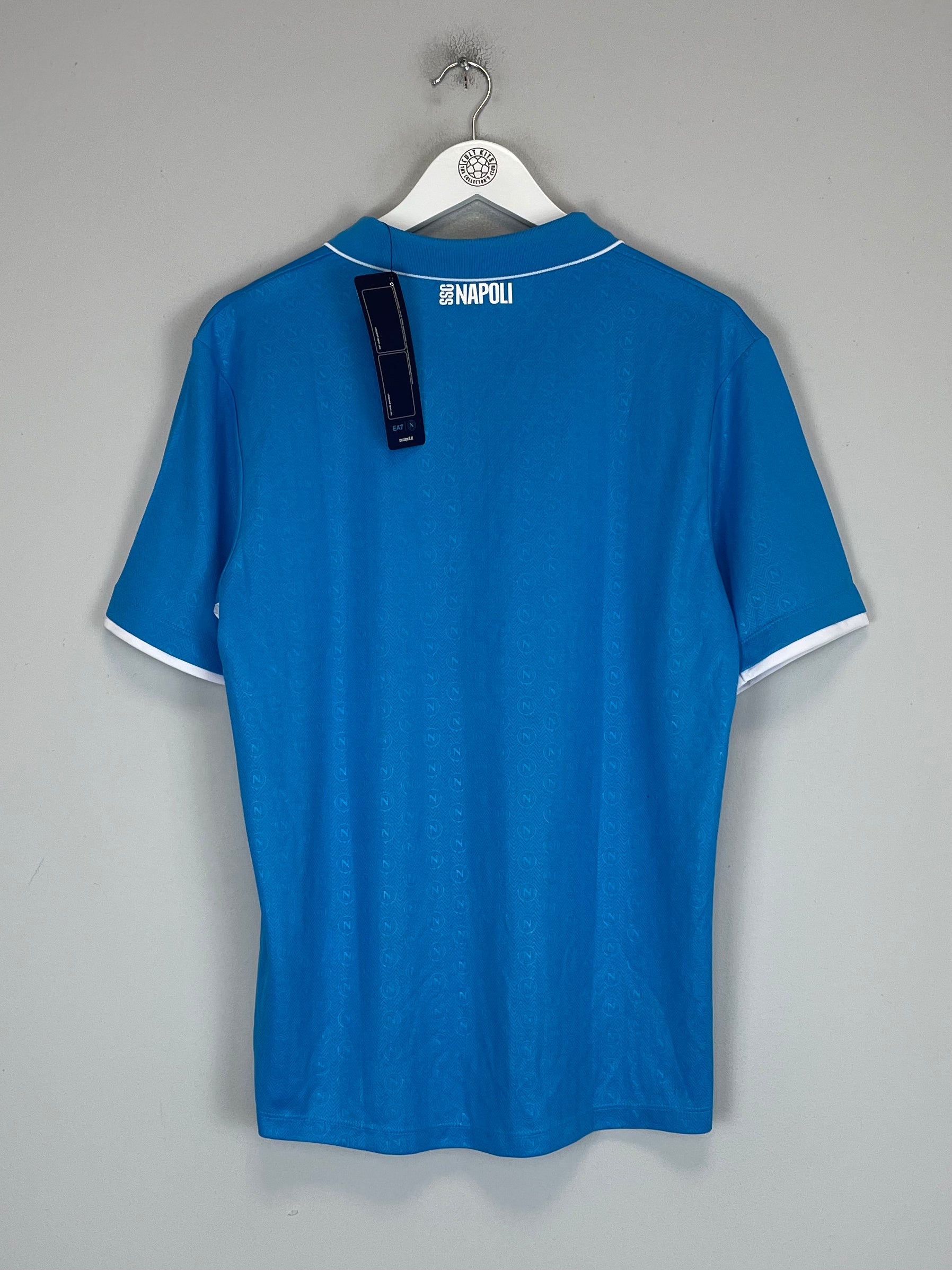 Shop 2024/25 Napoli *BNWT* Authentic Home Shirt (Multiple Sizes) EA7, classic football shirts, vintage football shirts & retro soccer jerseys at Cult Kits