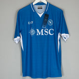Shop 2024/25 Napoli *BNWT* Stadium Home Shirt (Multiple Sizes) EA7, classic football shirts, vintage football shirts & retro soccer jerseys at Cult Kits