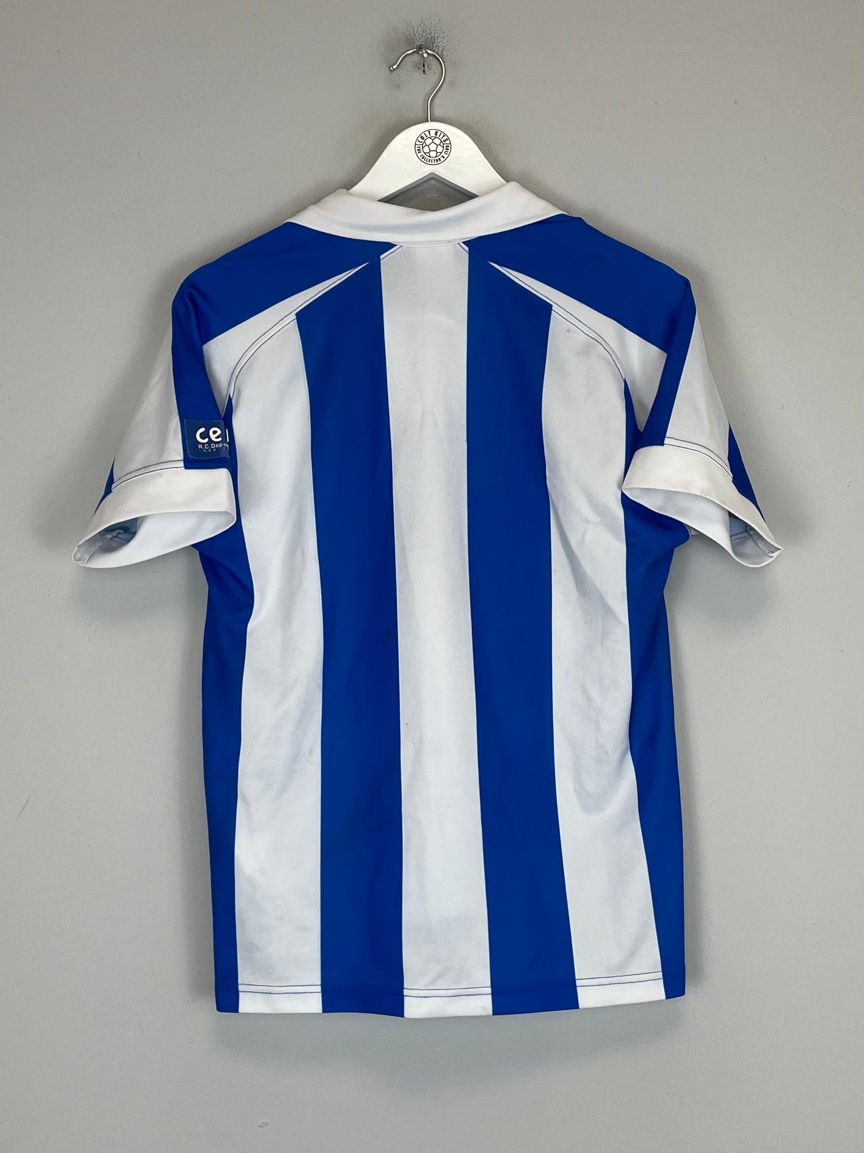 Shop 2006/07 DEPORTIVO LA CORUNA *CENTENARY* HOME SHIRT (XS) JOMA, classic football shirts, vintage football shirts & retro soccer jerseys at Cult Kits