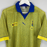 Shop 2000/01 LAS PALMAS *SPECIAL EDITION* SHIRT (L) PUMA, classic football shirts, vintage football shirts & retro soccer jerseys at Cult Kits