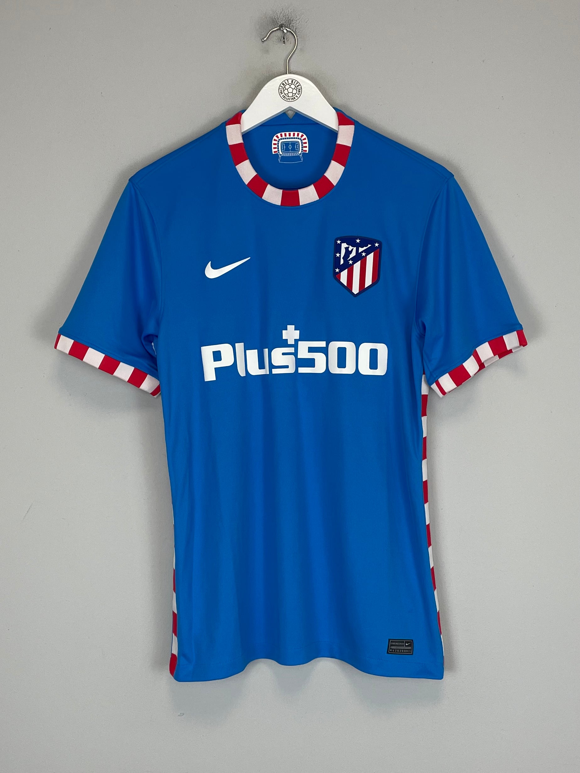 Shop 2021/22 ATLETICO MADRID THIRD SHIRT (M) NIKE, classic football shirts, vintage football shirts & retro soccer jerseys at Cult Kits