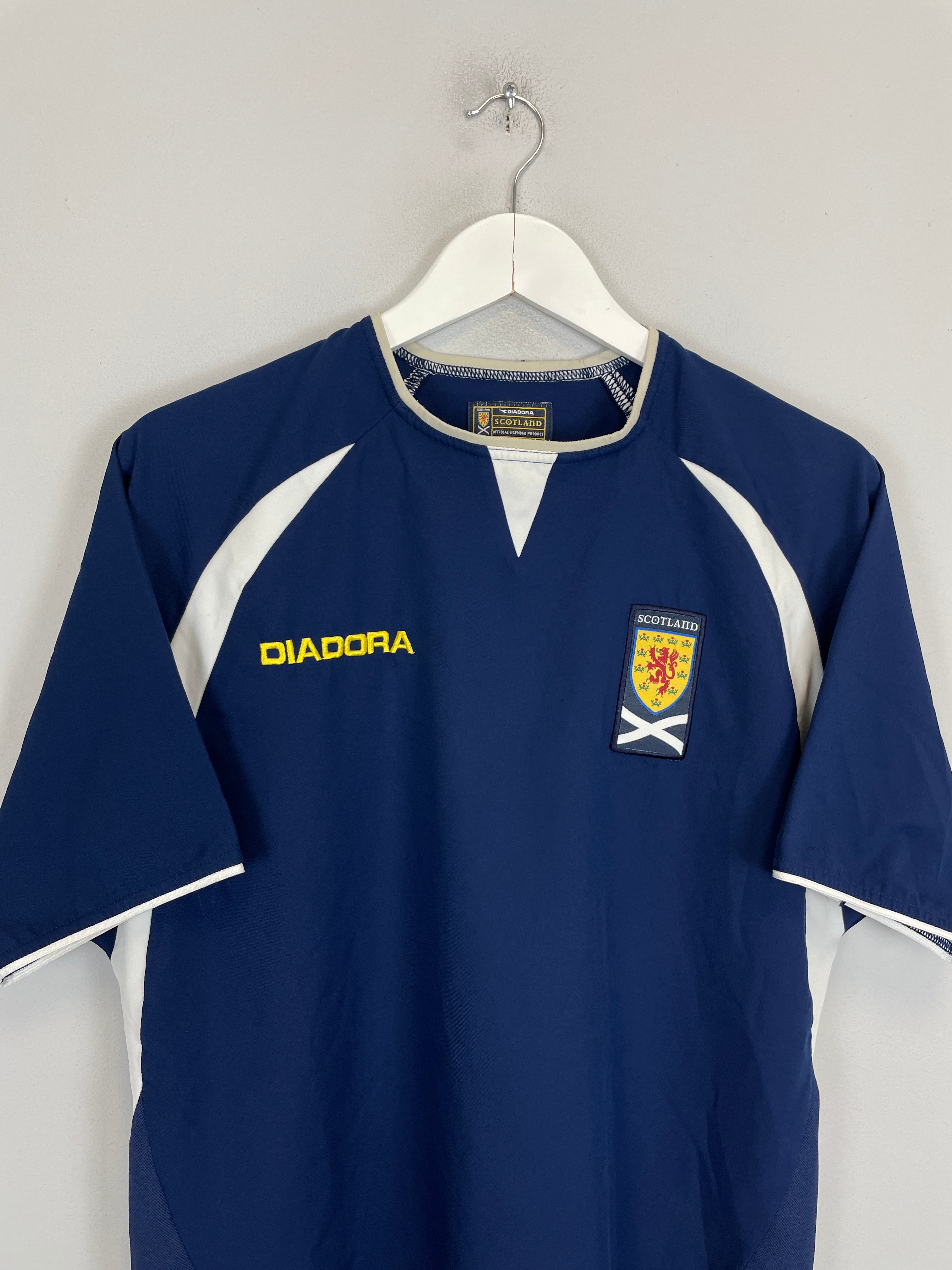Shop 2003/05 SCOTLAND HOME SHIRT (S) DIADORA, classic football shirts, vintage football shirts & retro soccer jerseys at Cult Kits