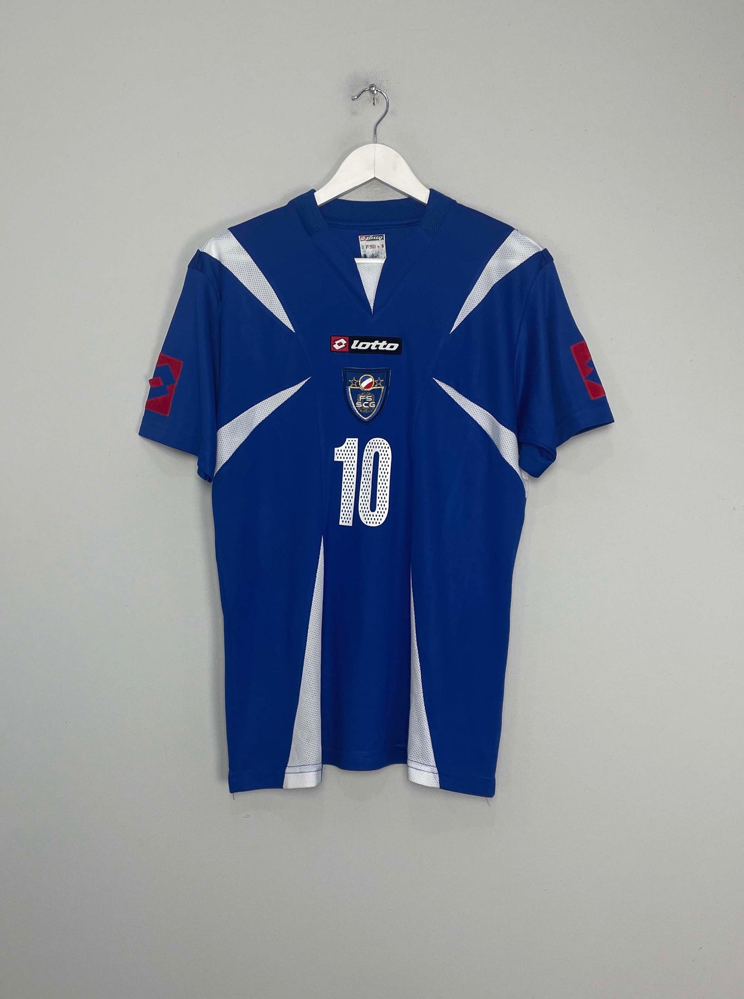 2006/07 SERBIA STANKOVIC #10 HOME SHIRT (M) LOTTO