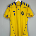 Shop 2010/12 UKRAINE SHEVCHENKO #7 HOME SHIRT (M) ADIDAS, classic football shirts, vintage football shirts & retro soccer jerseys at Cult Kits