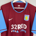 Shop 2007/08 ASTON VILLA HAREWOOD #9 HOME SHIRT (XXL) NIKE, classic football shirts, vintage football shirts & retro soccer jerseys at Cult Kits