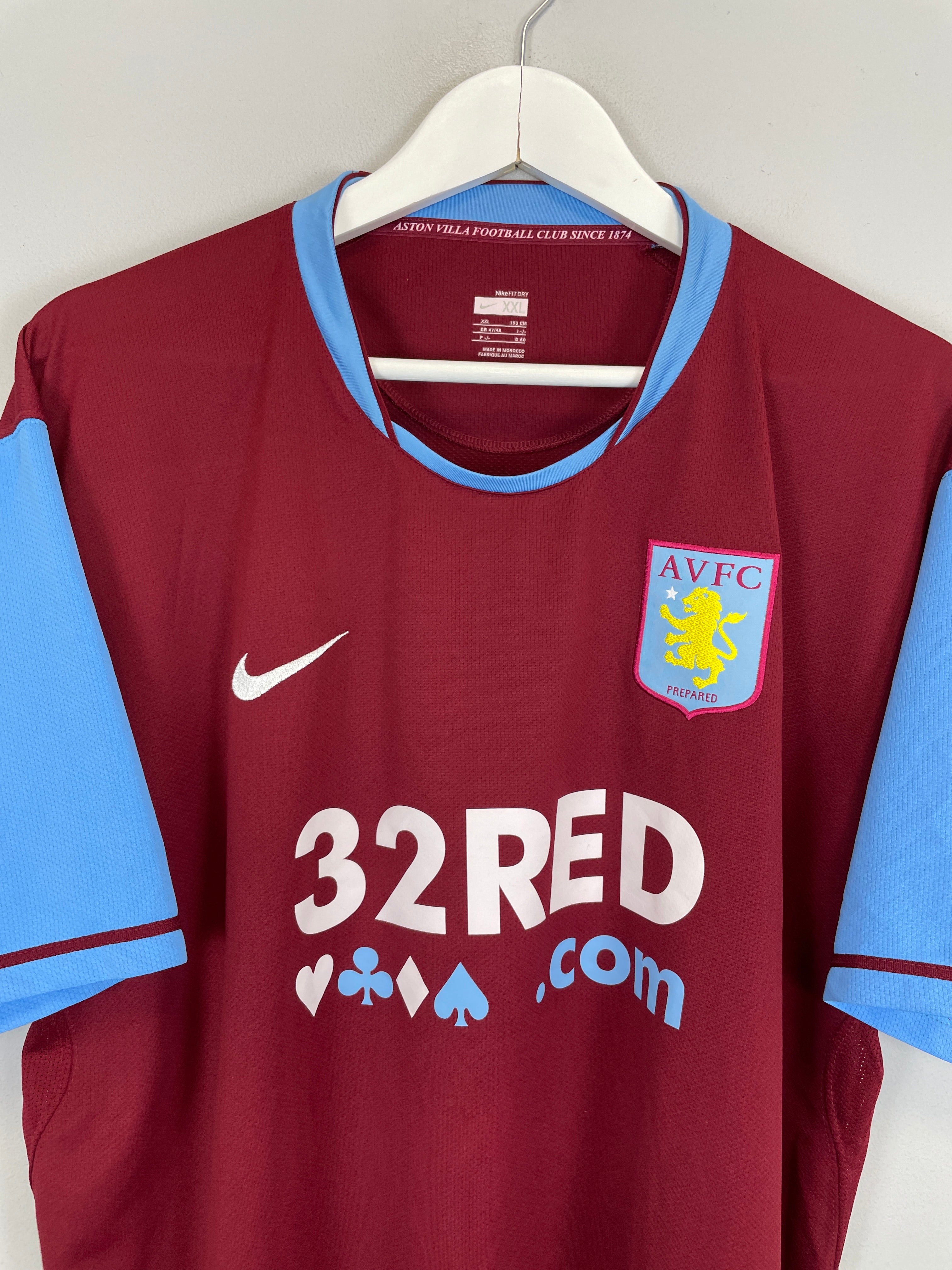 Shop 2007/08 ASTON VILLA HAREWOOD #9 HOME SHIRT (XXL) NIKE, classic football shirts, vintage football shirts & retro soccer jerseys at Cult Kits