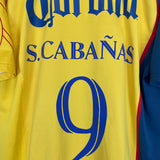 2007/08 CLUB AMERICA S.CABANAS #9 HOME SHIRT (XL) NIKE