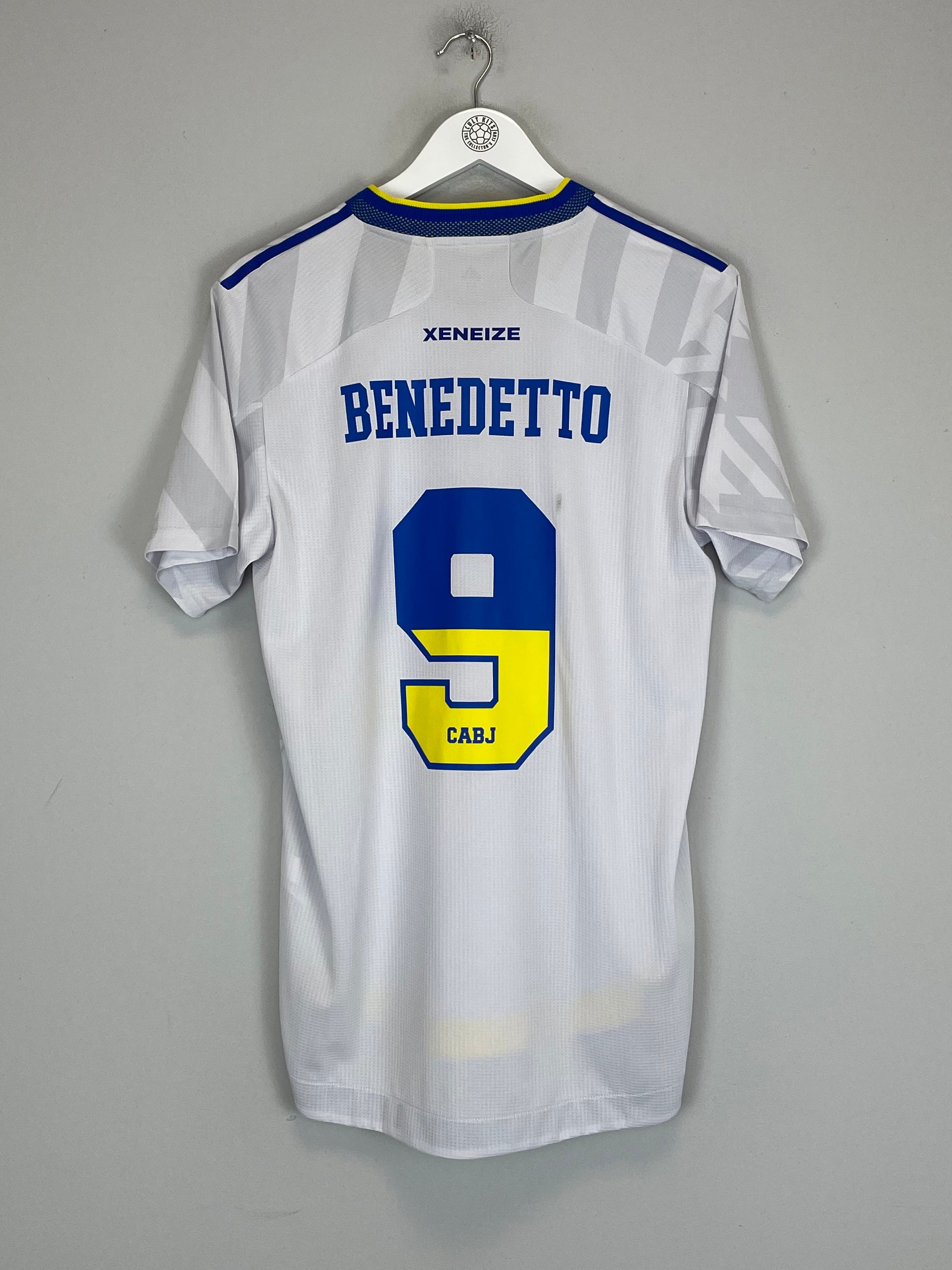 Shop 2021/22 BOCA JUNIORS BENEDETTO #9 *AUTHENTIC* AWAY SHIRT (M) ADIDAS, classic football shirts, vintage football shirts & retro soccer jerseys at Cult Kits