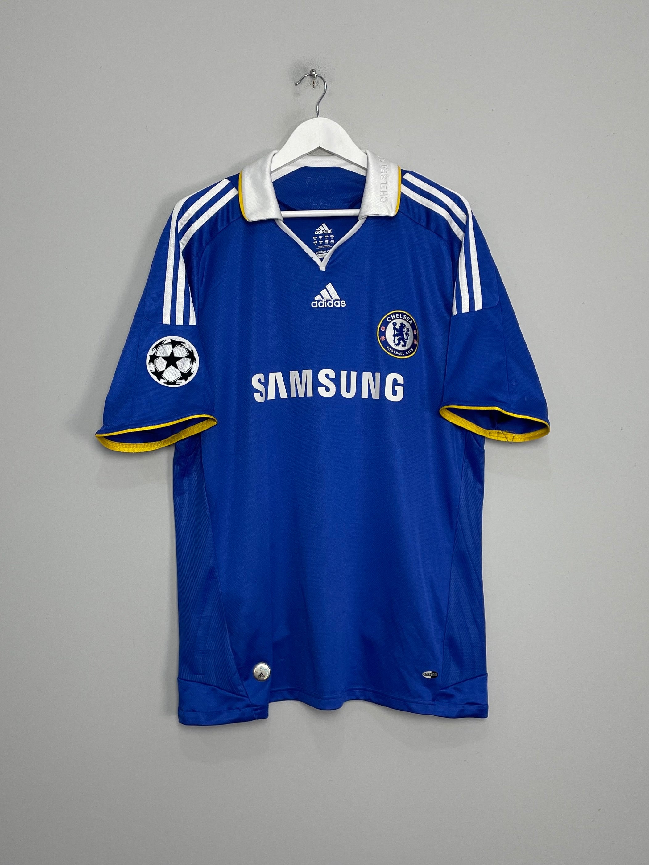 Shop 2008/09 CHELSEA DROGBA #11 C/L HOME SHIRT (XL) ADIDAS, classic football shirts, vintage football shirts & retro soccer jerseys at Cult Kits