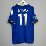 Shop 2008/09 CHELSEA DROGBA #11 C/L HOME SHIRT (XL) ADIDAS, classic football shirts, vintage football shirts & retro soccer jerseys at Cult Kits