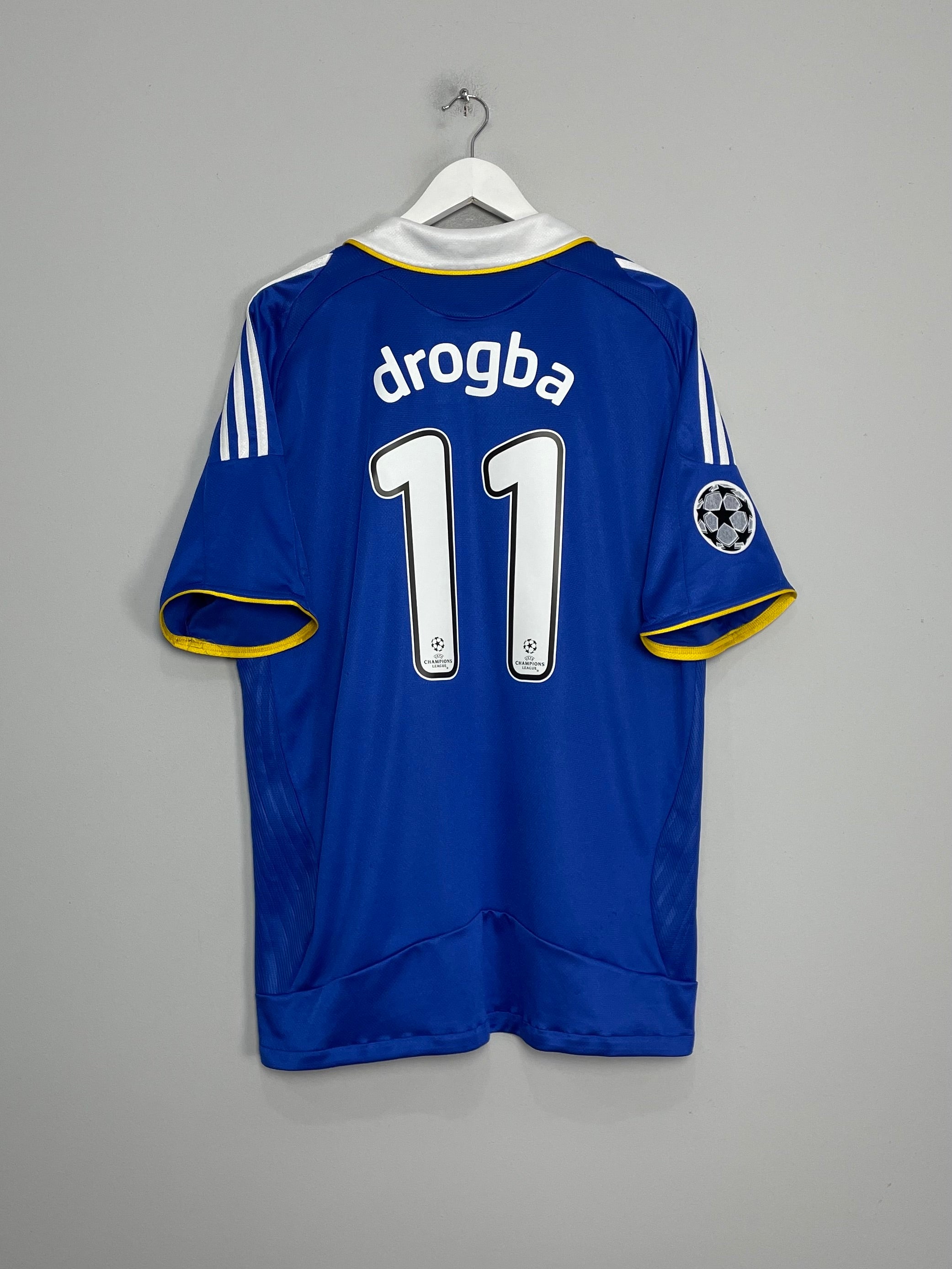 Shop 2008/09 CHELSEA DROGBA #11 C/L HOME SHIRT (XL) ADIDAS, classic football shirts, vintage football shirts & retro soccer jerseys at Cult Kits