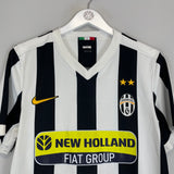 2009/10 JUVENTUS DEL PIERO #10 HOME SHIRT (M) NIKE