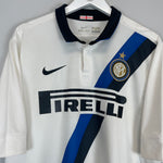 Shop 2011/12 INTER MILAN FORLAN #9 AWAY SHIRT (L) NIKE, classic football shirts, vintage football shirts & retro soccer jerseys at Cult Kits