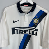 Shop 2011/12 INTER MILAN FORLAN #9 AWAY SHIRT (L) NIKE, classic football shirts, vintage football shirts & retro soccer jerseys at Cult Kits