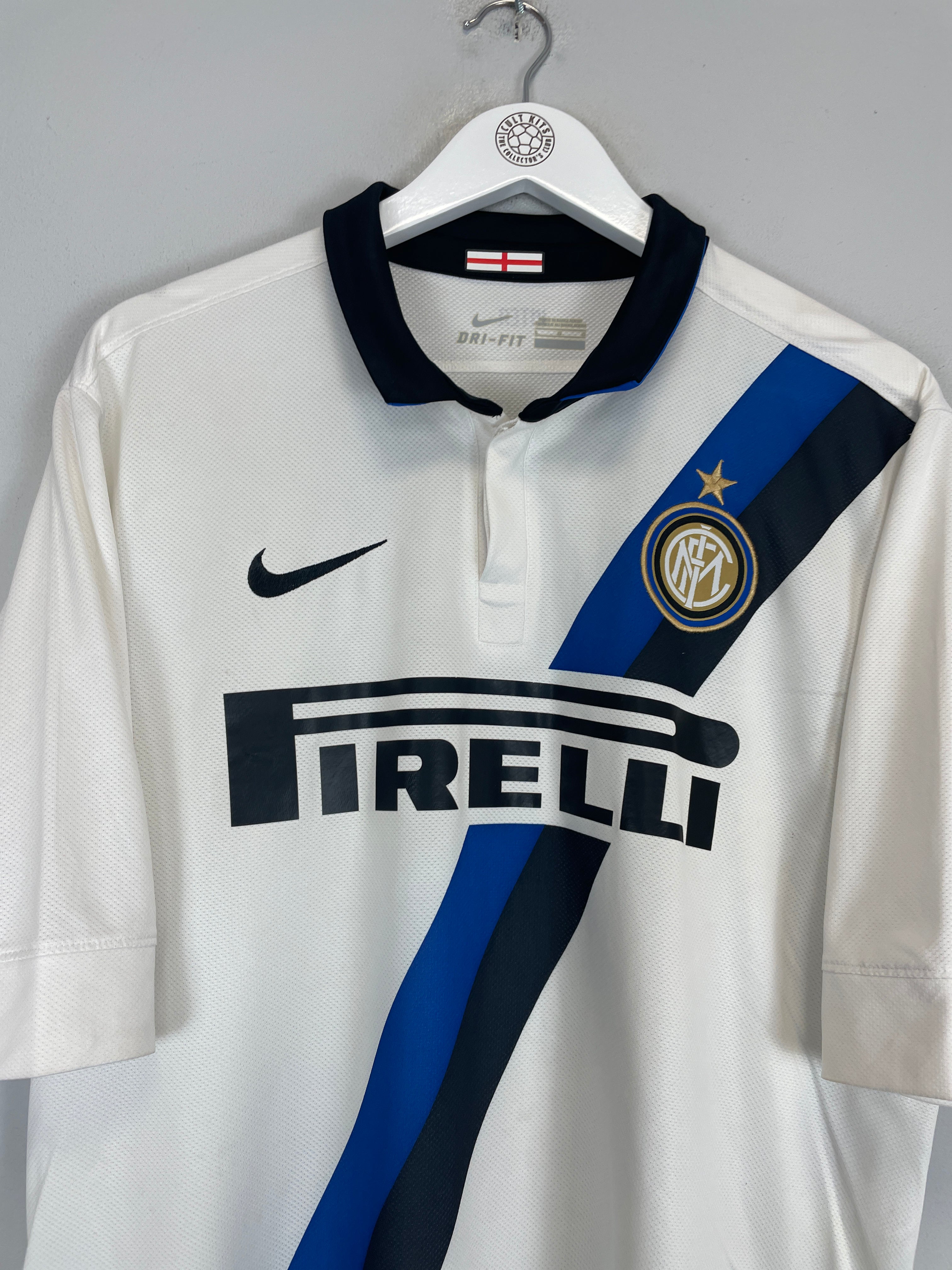 Shop 2011/12 INTER MILAN FORLAN #9 AWAY SHIRT (L) NIKE, classic football shirts, vintage football shirts & retro soccer jerseys at Cult Kits