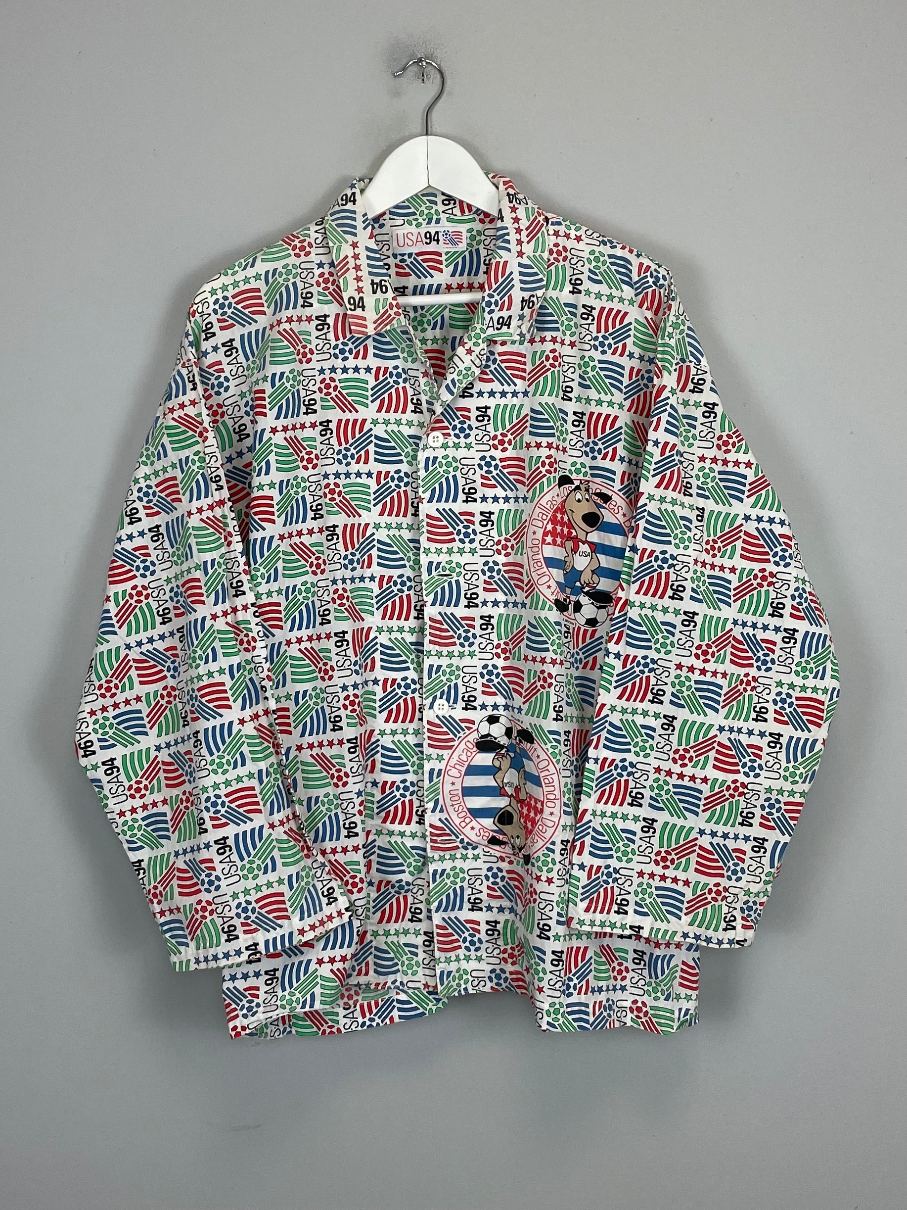 Shop 1994 USA WORLD CUP SHIRT (L) OM, classic football shirts, vintage football shirts & retro soccer jerseys at Cult Kits