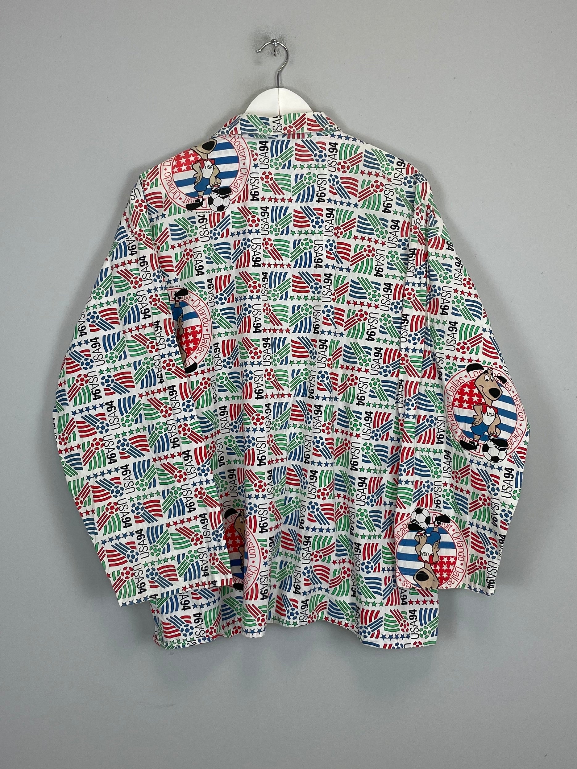 Shop 1994 USA WORLD CUP SHIRT (L) OM, classic football shirts, vintage football shirts & retro soccer jerseys at Cult Kits