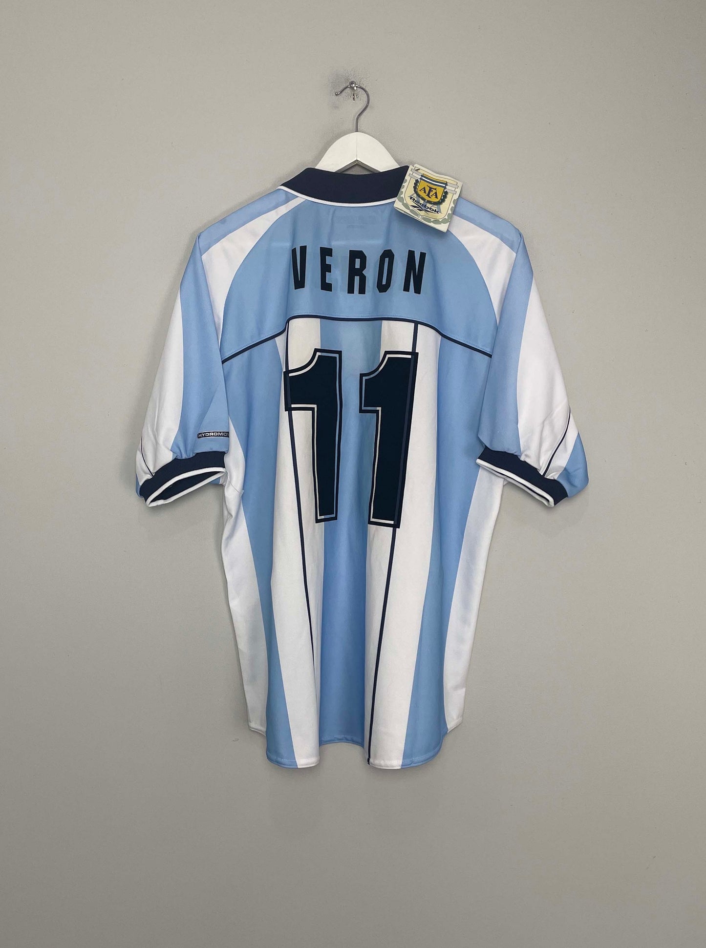 2000/01 ARGENTINA VERON #11 *BNWT* HOME SHIRT (XL) ADIDAS