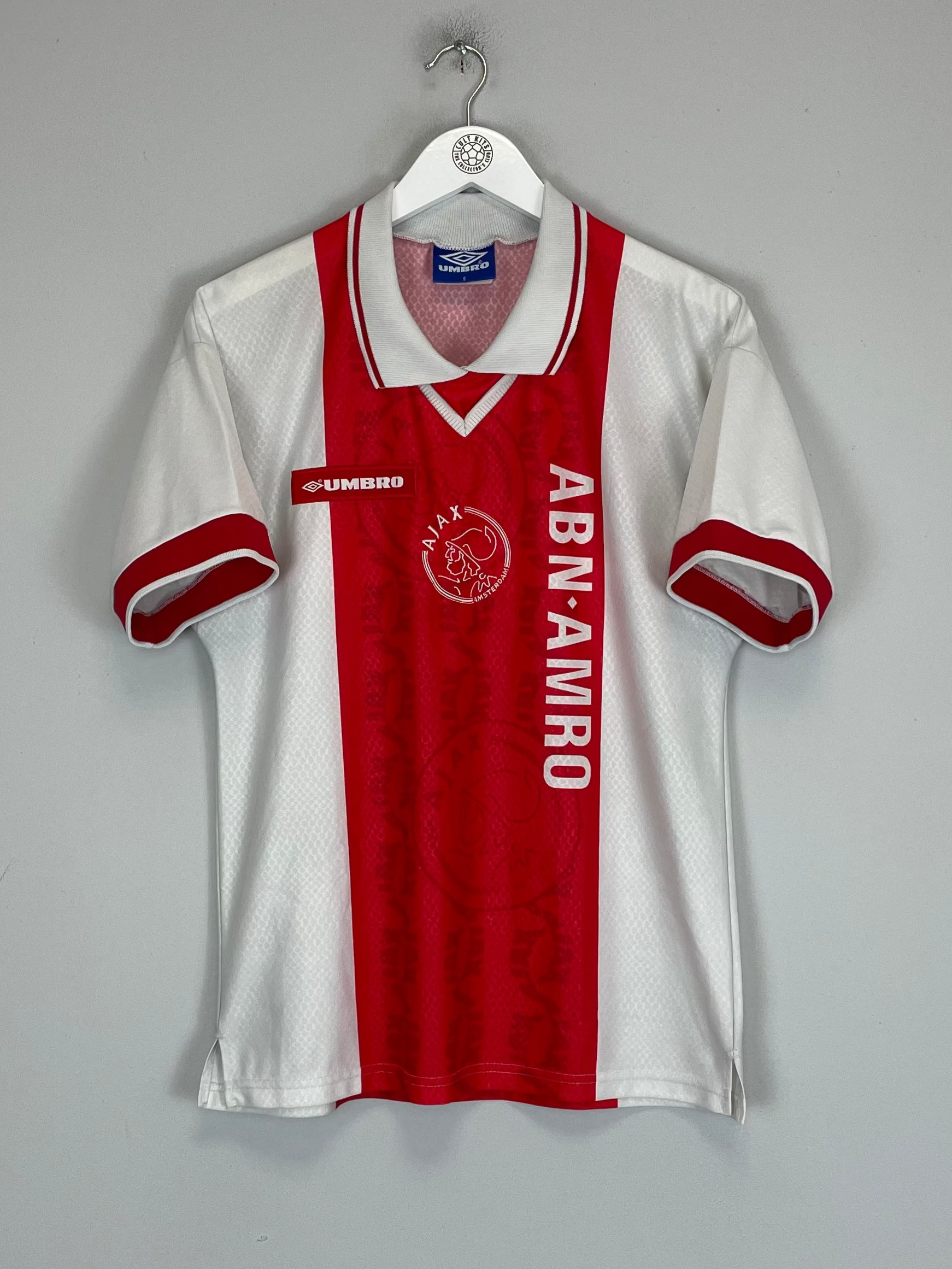 Shop 1998/99 AJAX HOME SHIRT (S) UMBRO, classic football shirts, vintage football shirts & retro soccer jerseys at Cult Kits