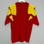 Shop 1992/94 SPAIN TRAINING SHIRT (S) ADIDAS, classic football shirts, vintage football shirts & retro soccer jerseys at Cult Kits