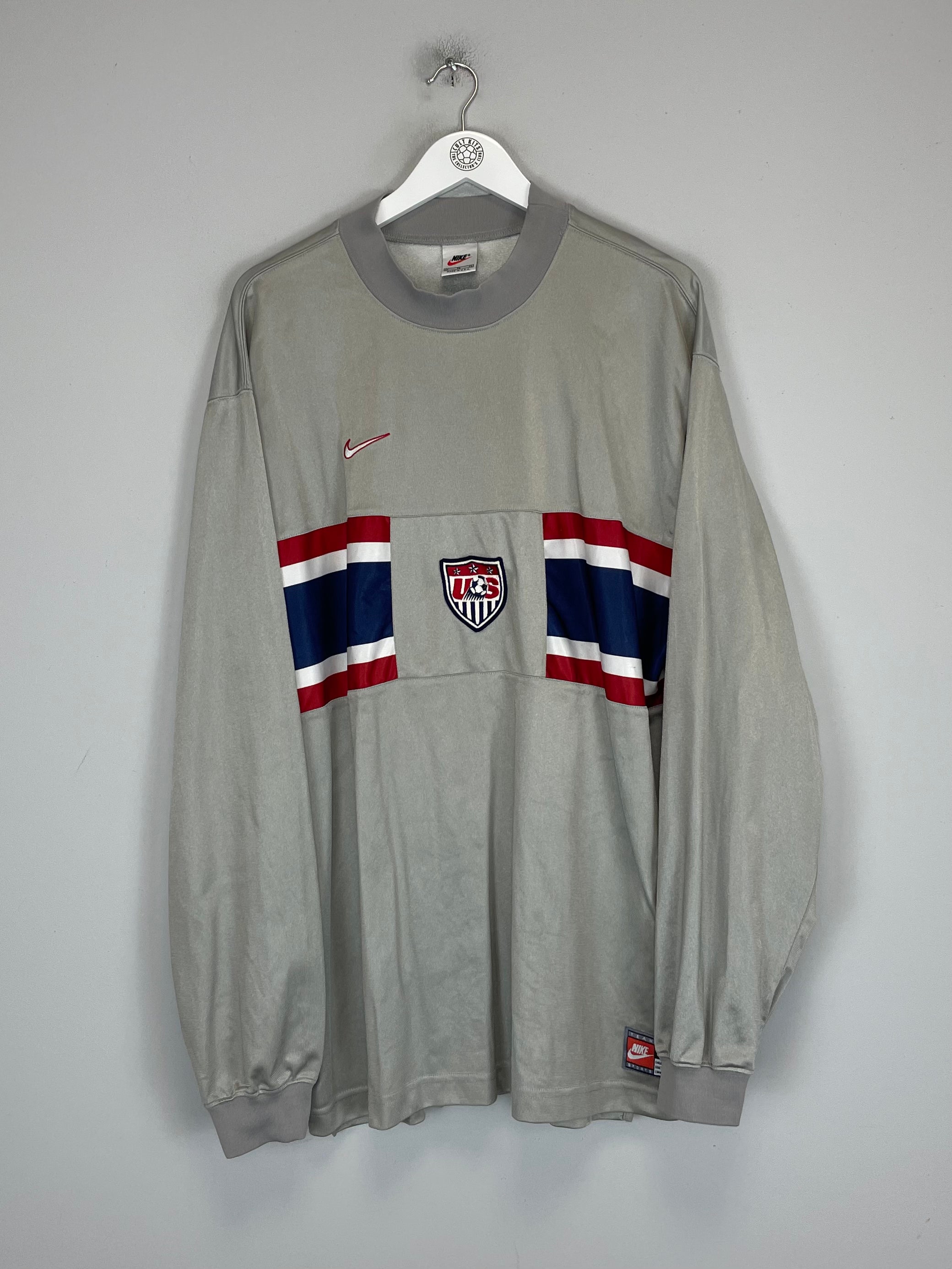 Shop 1995/98 USA GK SHIRT (XL) NIKE, classic football shirts, vintage football shirts & retro soccer jerseys at Cult Kits